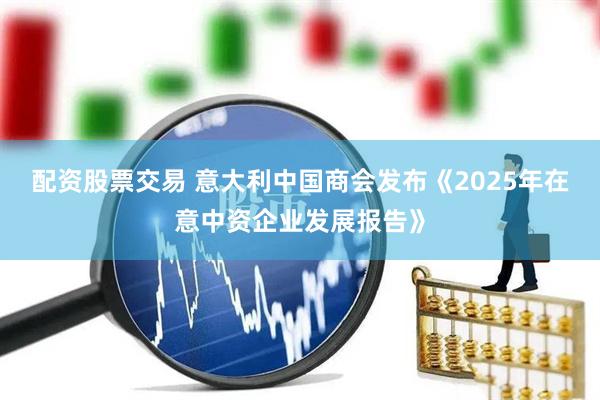 配资股票交易 意大利中国商会发布《2025年在意中资企业发展报告》